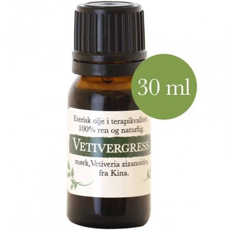 30ml Vetivergress mørk (Vetiveria zizanioides) Java
