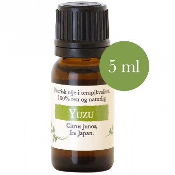 5ml Yuzu (Citrus junos) kaldpresset fra Japan