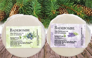 Badebomber - Lavendel og Einer