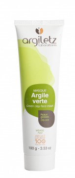 Grønn leirepasta tube 100g (Argiletz Frankrike)