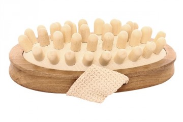 Skrubbebørste med knotter