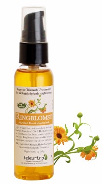 Ringblomstolje, kaldpresset 60 ml m/pumpe