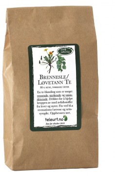 Brennesle og Løvetann te, 60g