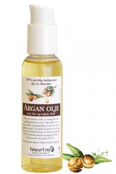 Arganolje, ren kaldpresset (Argania spinosa), 60ml