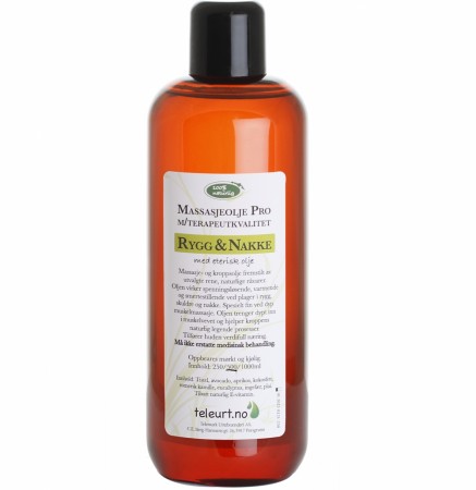 RYGG og NAKKE massasjeolje 500ml