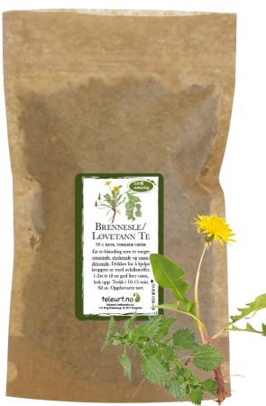 Brennesle og Løvetann te 50g