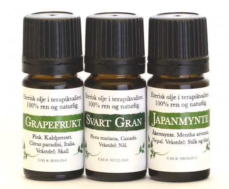 Duft og velvære EO pakke, 5 ml