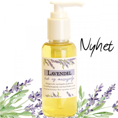 Lavendel hud- og massasjeolje