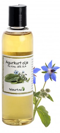 Agurkurt kaldpresset 18% GLA (Borago officinalis), 125ml