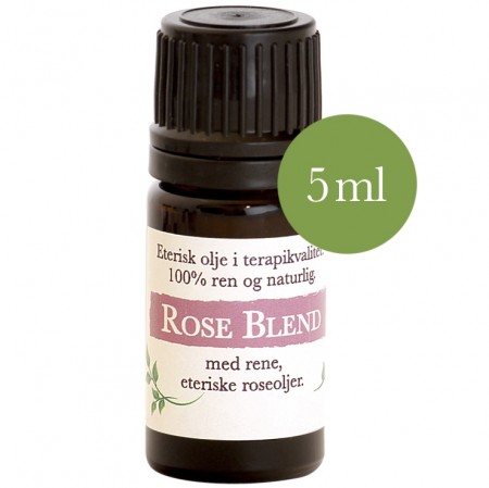 5ml Rose blend med rene eteriske oljer