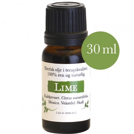 30ml Lime (citrus aurantifolia) kaldpresset