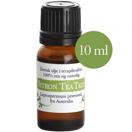 10ml Sitron Tea Tree  (Leptospermum petersonii) fra Australia