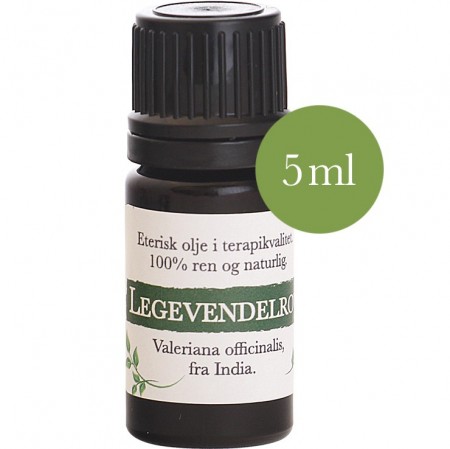 5ml Legevendelrot (Valeriana officinalis) fra India