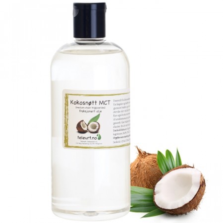 Kokosnøtt olje (Cocos nucifera) MCT, 500ml