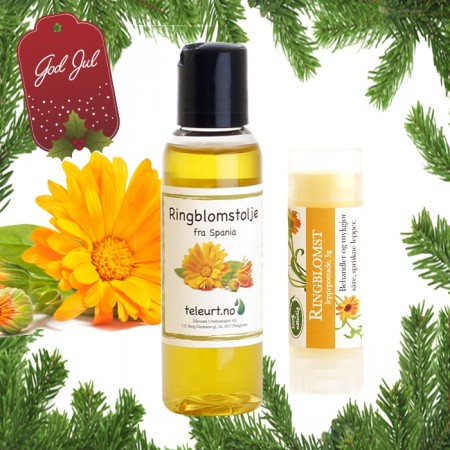 60 ml Ringblomstolje og ringblomst leppepomade