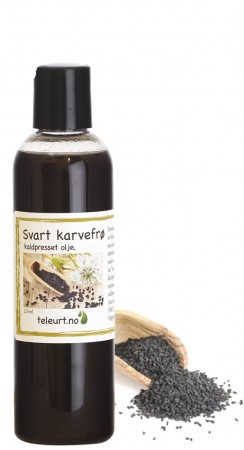 Svart karvefrø kaldpresset  (Nigella sativa) 125ml