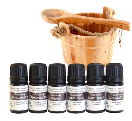 Badstuoljer, 6stk á 5ml
