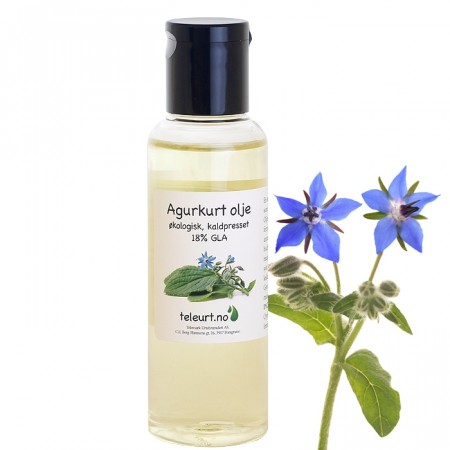 Agurkurt kaldpresset 18% GLA (Borago officinalis), 125ml