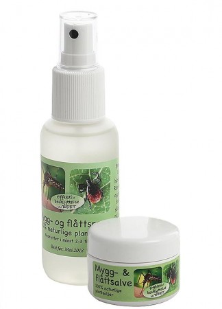 Mygg og flått- spray og salve