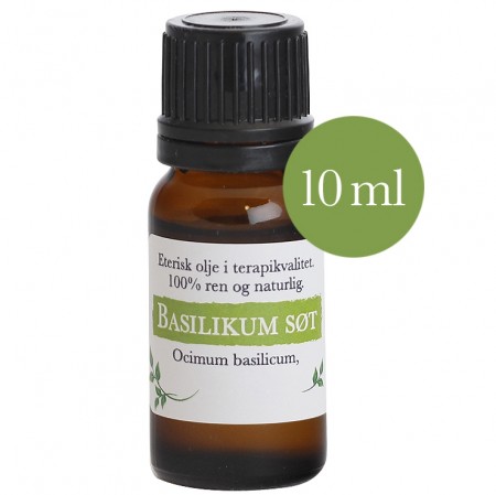 10ml Basilikum søt linalooltype (ocimum basilicum) USA