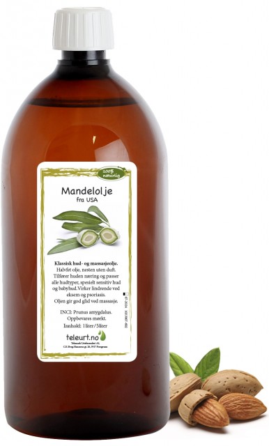 1 liter prima mandelolje