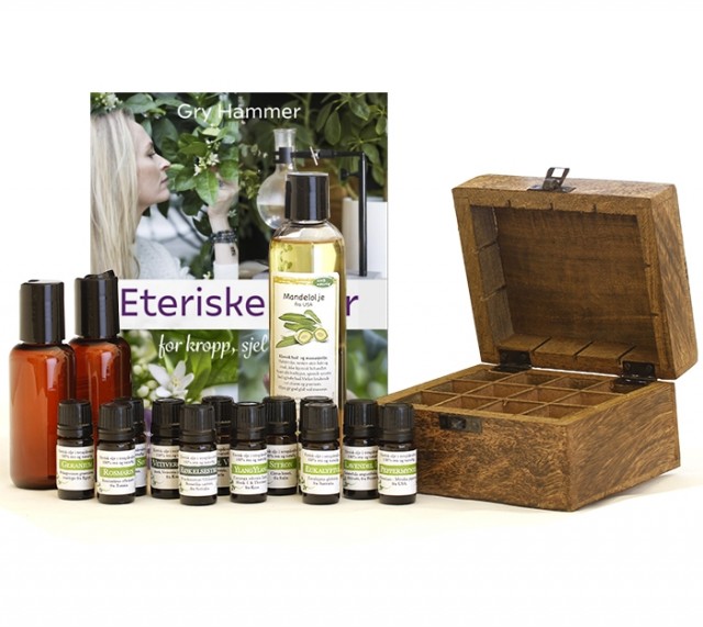 Terapisett medium med 12 ulike eteriske oljer