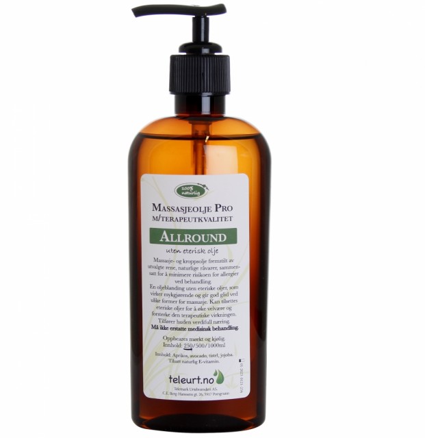 Massasje Allround, 250ml med pumpe