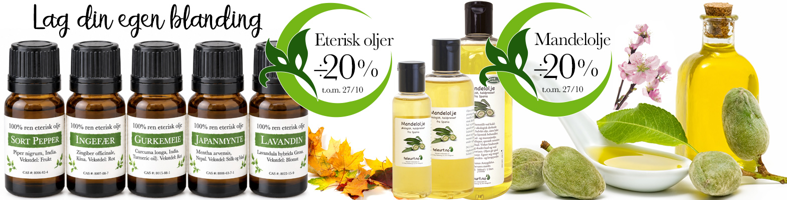 Mandel og eteriske oljer
